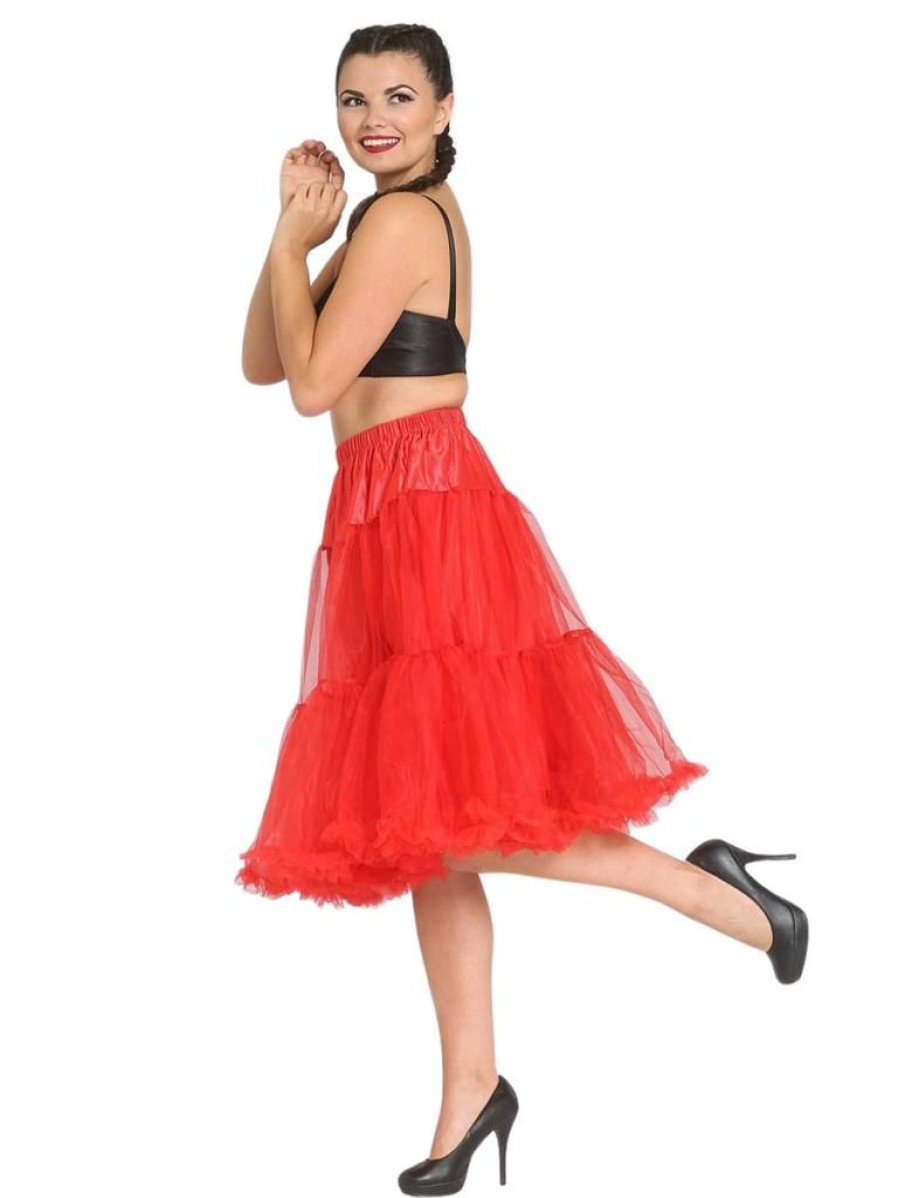 Hell Bunny Polly Petticoat - Red | Petticoats