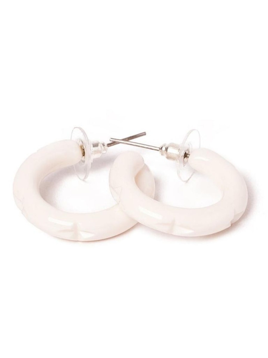 Splendette Love Letter Hoop Earrings | Earrings