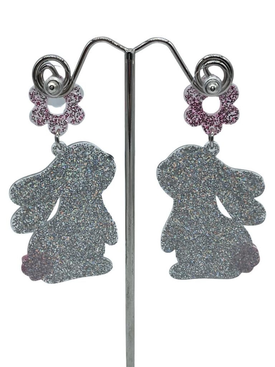 That Shop Glitter Bunny Earrings | Earrings