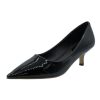 That Shop Mimi Kitten Heel - Black | Shoes