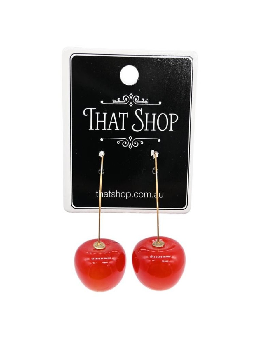 That Shop Cherrybomb Earrings - Gold | Earrings