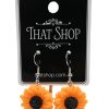 That Shop Sunflower Drop Earrings | Earrings