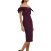 The Pretty Dress Company Tilly Bow Pencil - Grape | Dresses