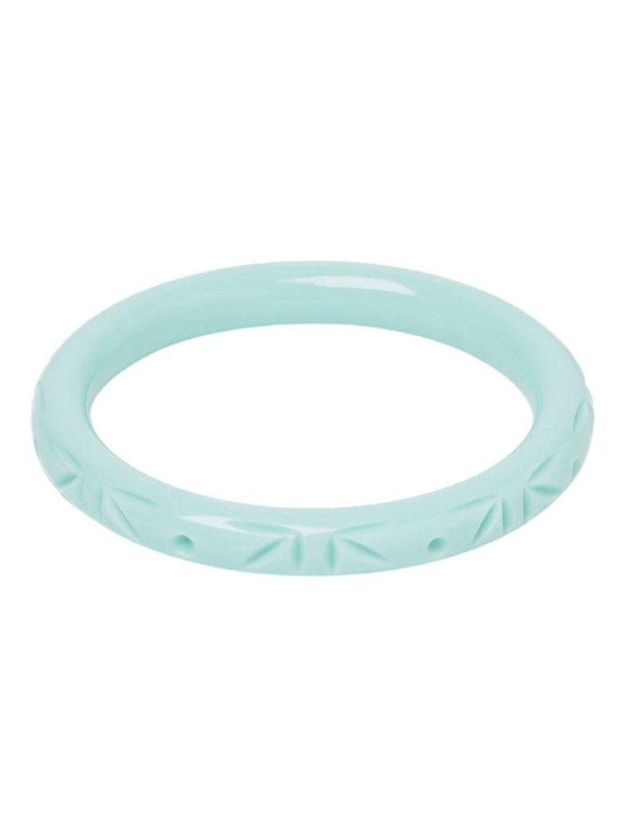 Splendette Narrow Surf Heavy Carve Bangle | Jewellery