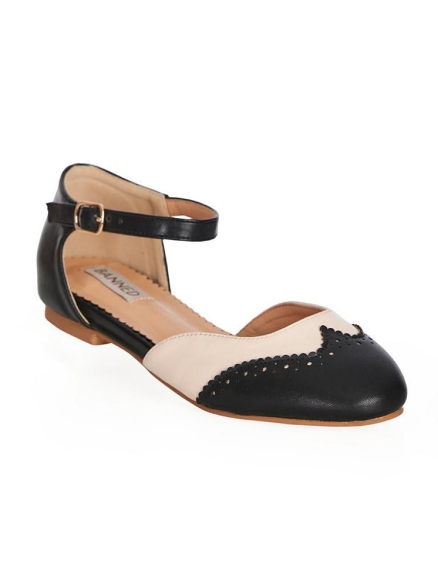 Banned Dapper Flats - Black | Shoes