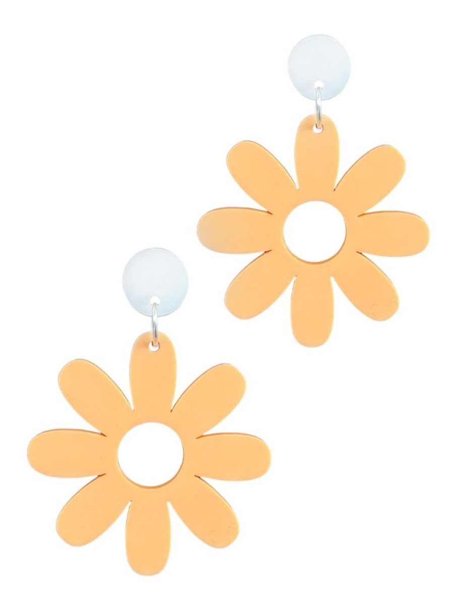 Emmi Helen Co. Large Daisy Drop Earrings - Sherbet | Earrings