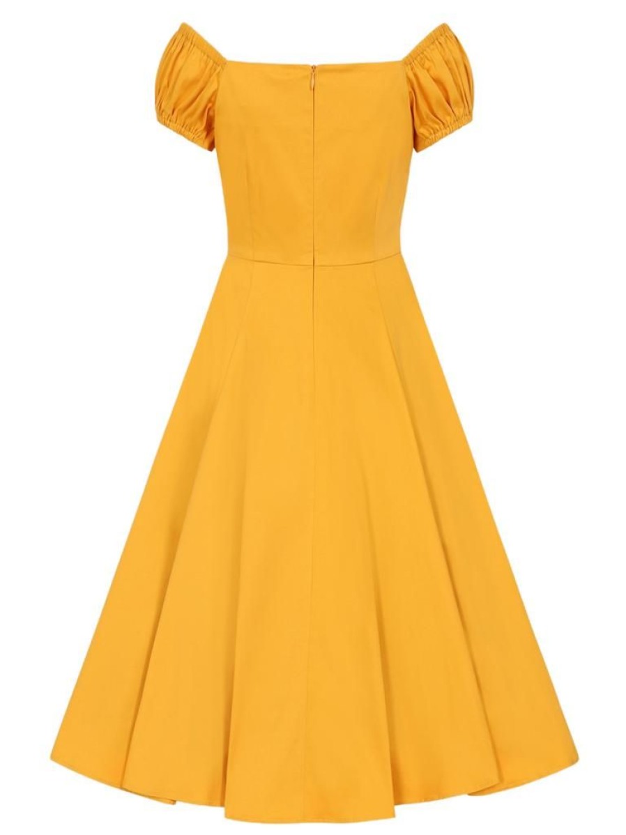 Collectif Dolores Doll - Mustard | Dresses