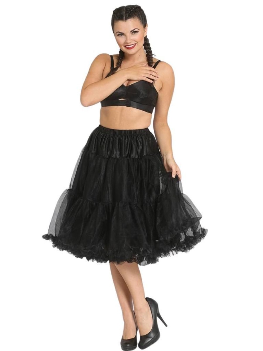 Hell Bunny Polly Petticoat - Black | Petticoats