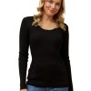 Caroline Morgan Nydia Rib Jumper - Black | Tops & Blouses