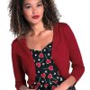 Hell Bunny Maggie Bolero - Red | Cardigans