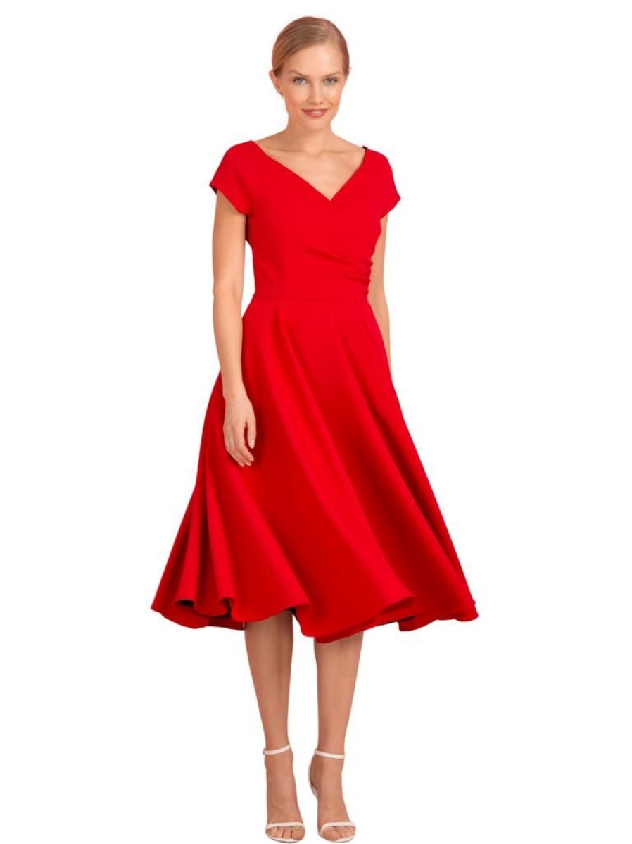 The Pretty Dress Company Hourglass Swing - Red | Dresses