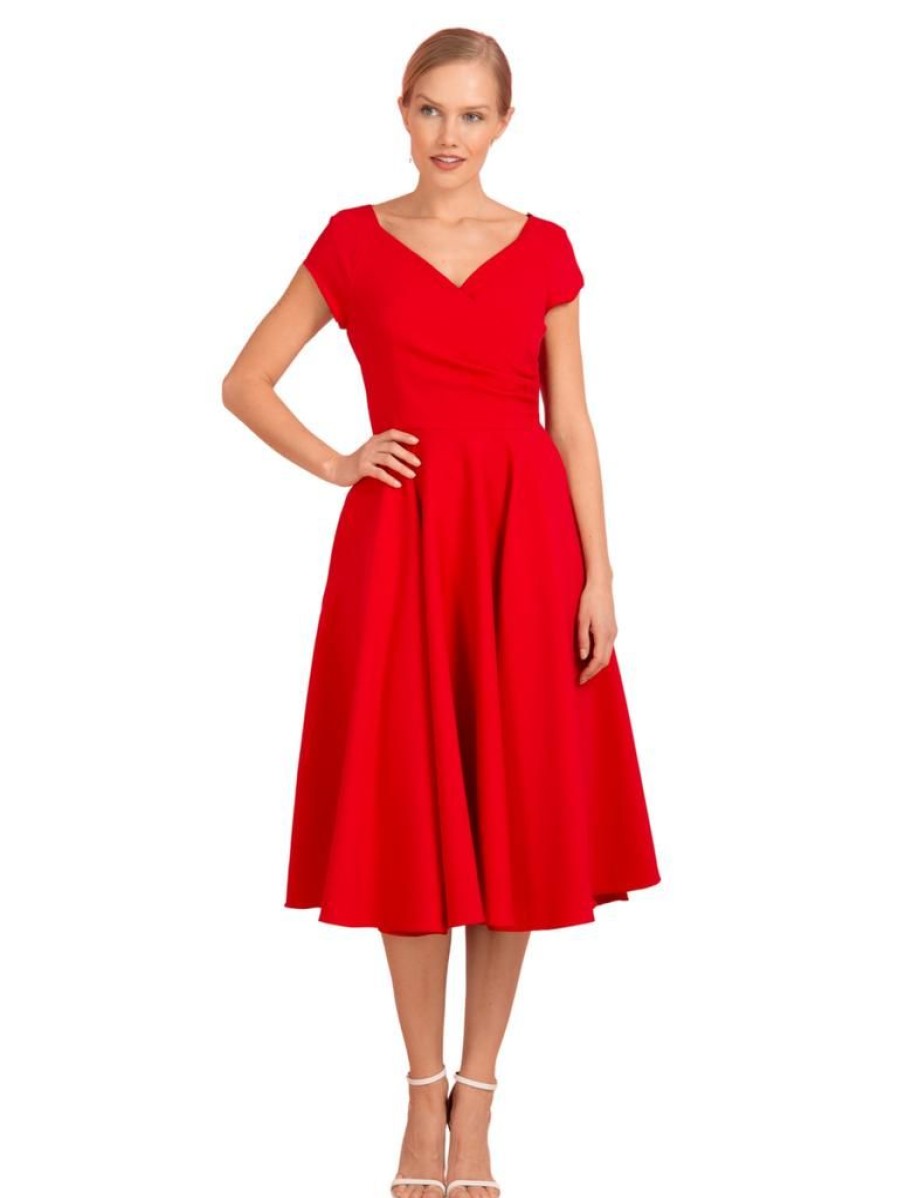 The Pretty Dress Company Hourglass Swing - Red | Dresses