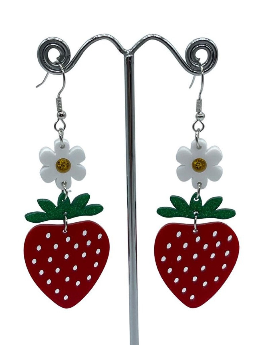 That Shop Strawberry Fields Drop Earrngs | Jewellery