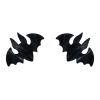 Emmi Helen Co. Bat Studs - Black Marble | Jewellery