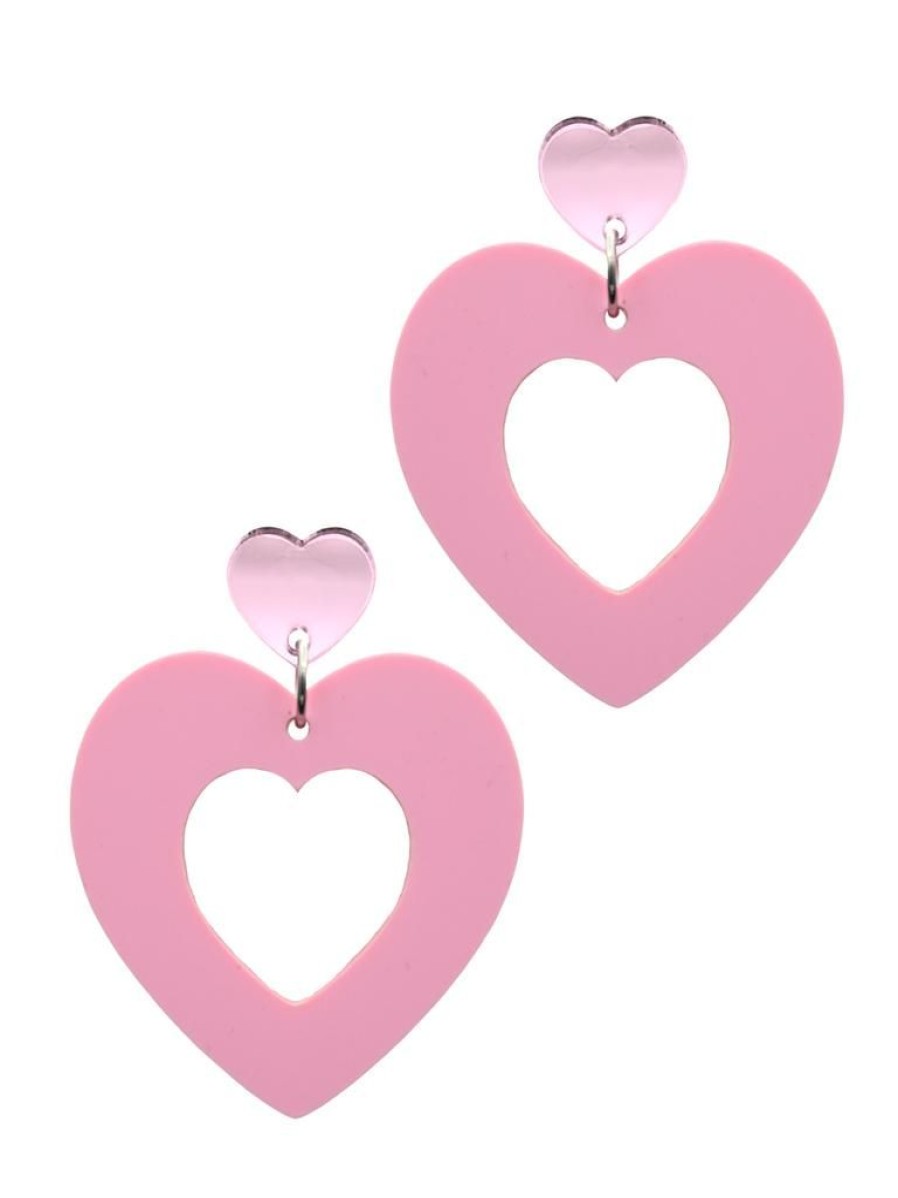 Emmi Helen Co. Dollface Drop Earrings - Pink | Jewellery