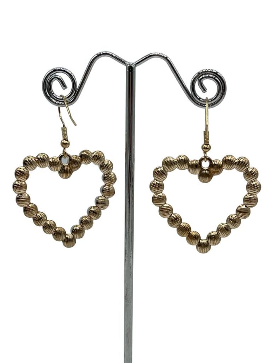 That Shop Faux Pearl Heart Drop Earrings | Jewellery