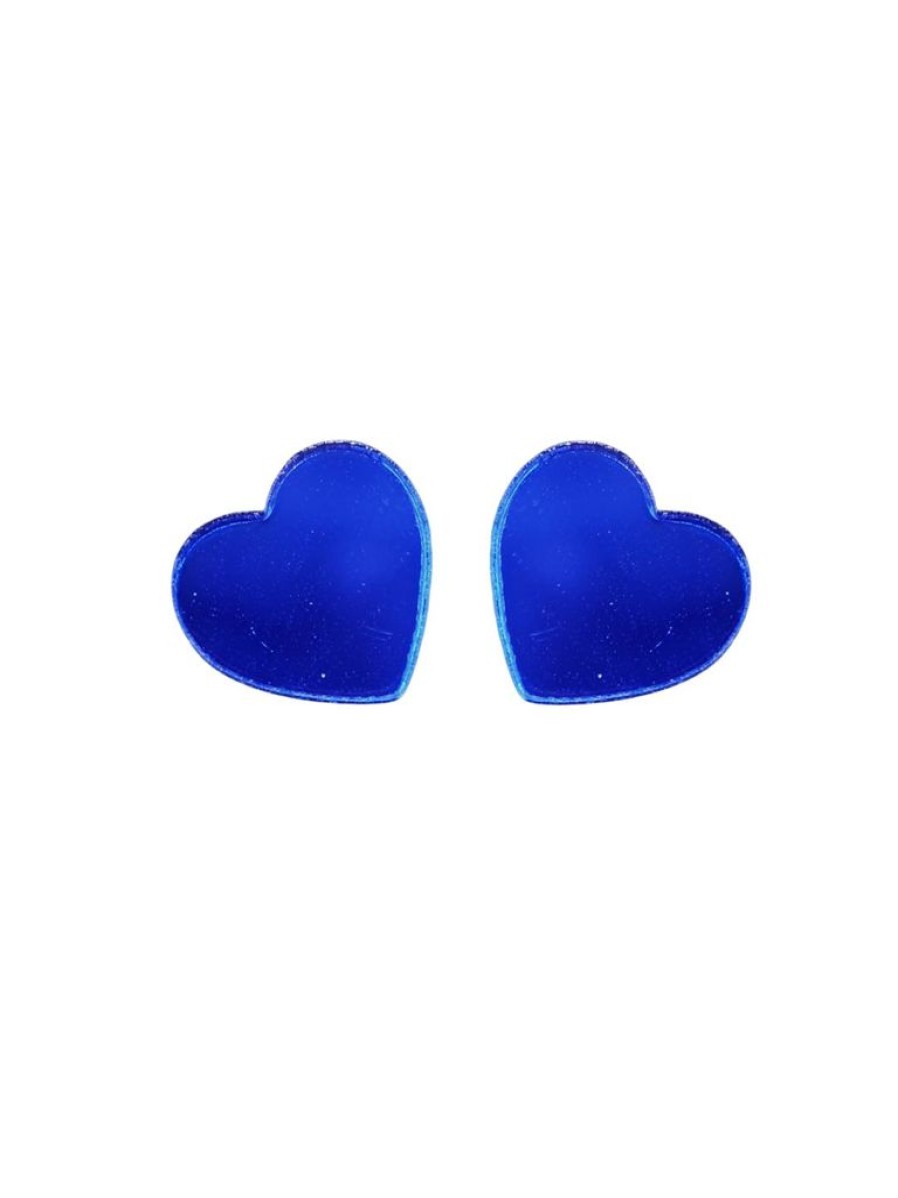 Emmi Helen Co. Sweetheart Studs - Blueberry | Jewellery