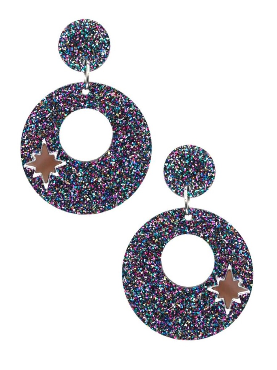 Emmi Helen Co. Cosmic Hoop Earrings - Galaxy | Earrings