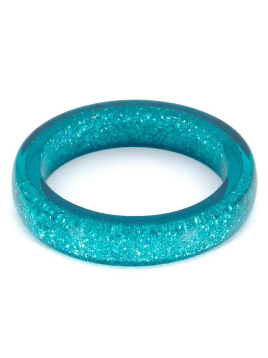 Splendette Teal Glitter Bangle - Duchess | Jewellery