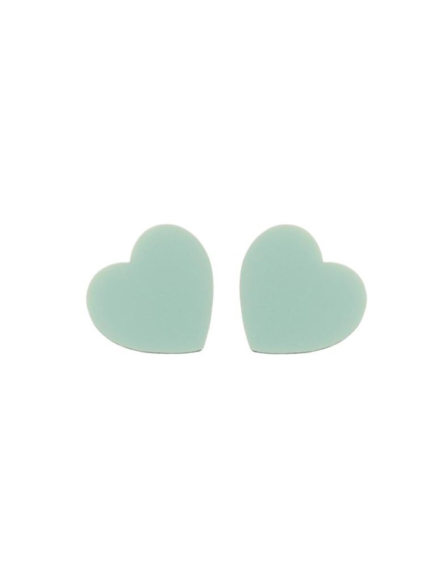 Emmi Helen Co. Sweetheart Studs - Seafoam | Earrings