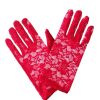 That Shop Wrist Lace Gloves - Red | Gloves