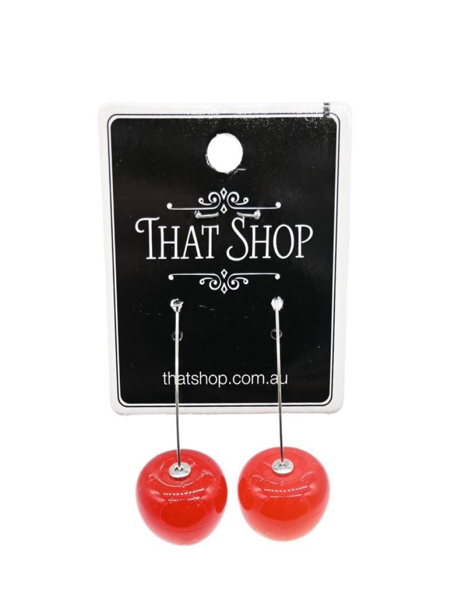 That Shop Cherrybomb Earrings - Silver | Jewellery