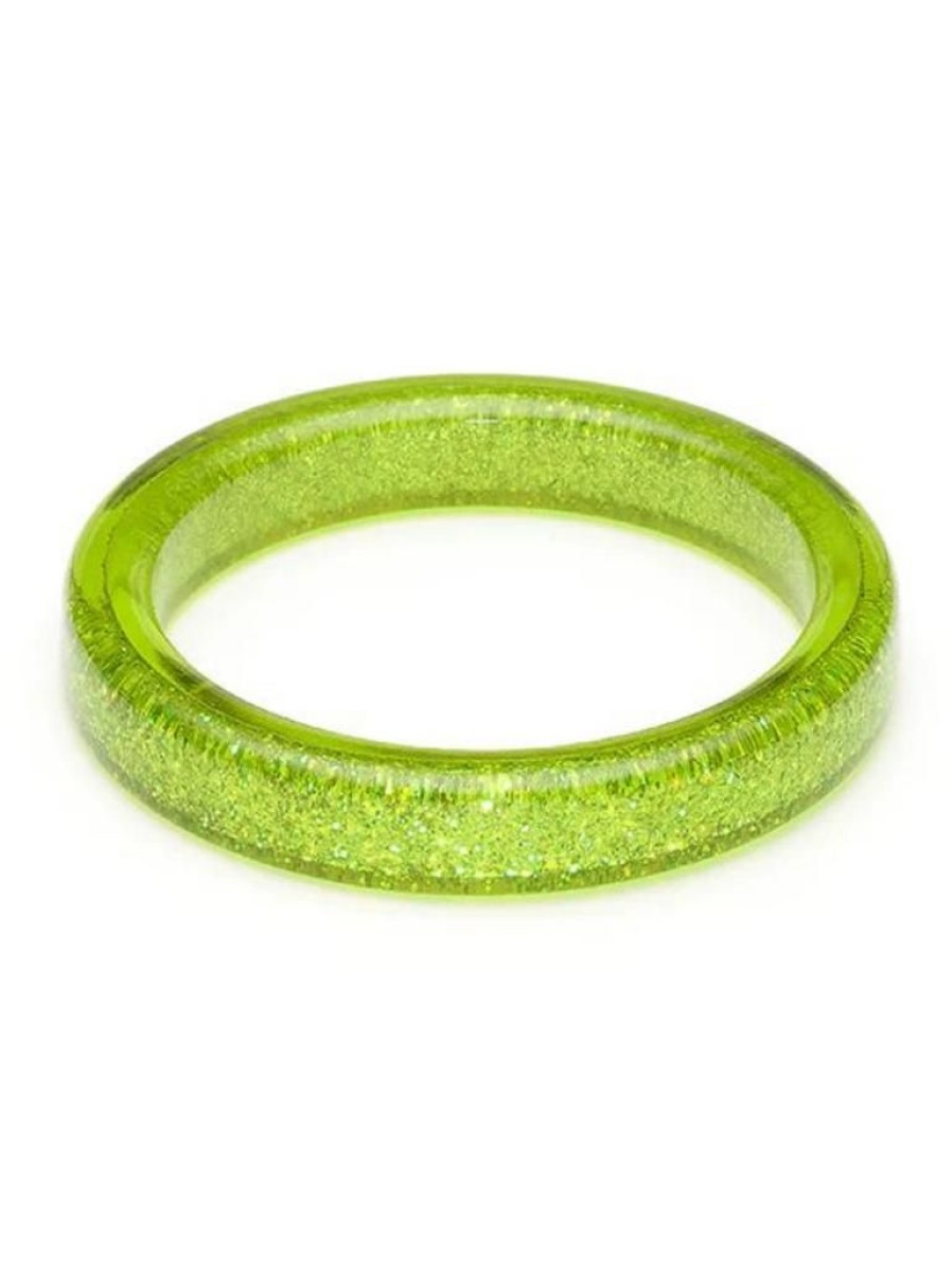 Splendette Lime Glitter Bangle - Duchess | Jewellery