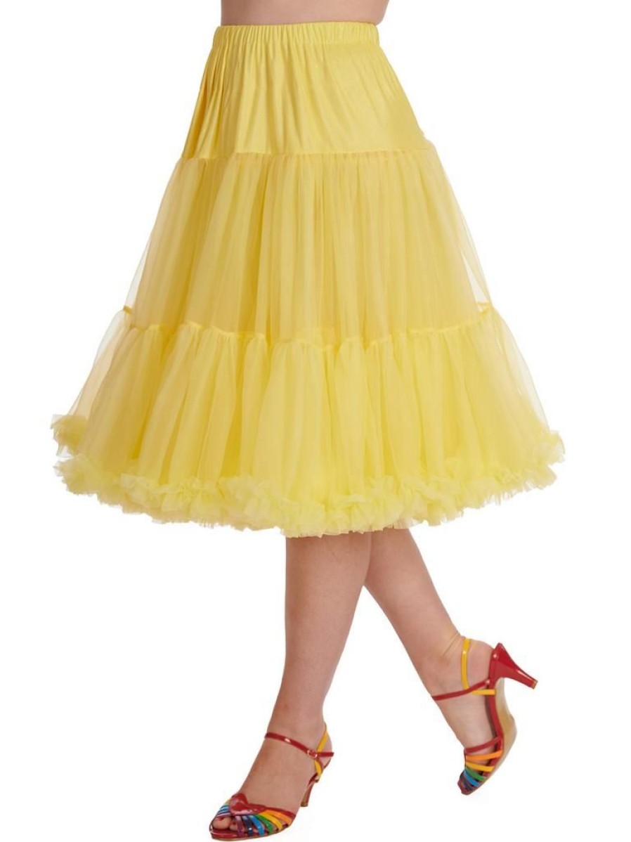 Banned Retro Lifeforms Petticoat - Yellow | Petticoats