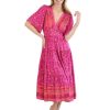 Shareen Magenta Midi | Dresses