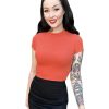 That Shop Emmi Cropped Tee - Burnt Orange | Tops & Blouses