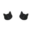 Emmi Helen Co. Cat Studs - Black Marble | Jewellery