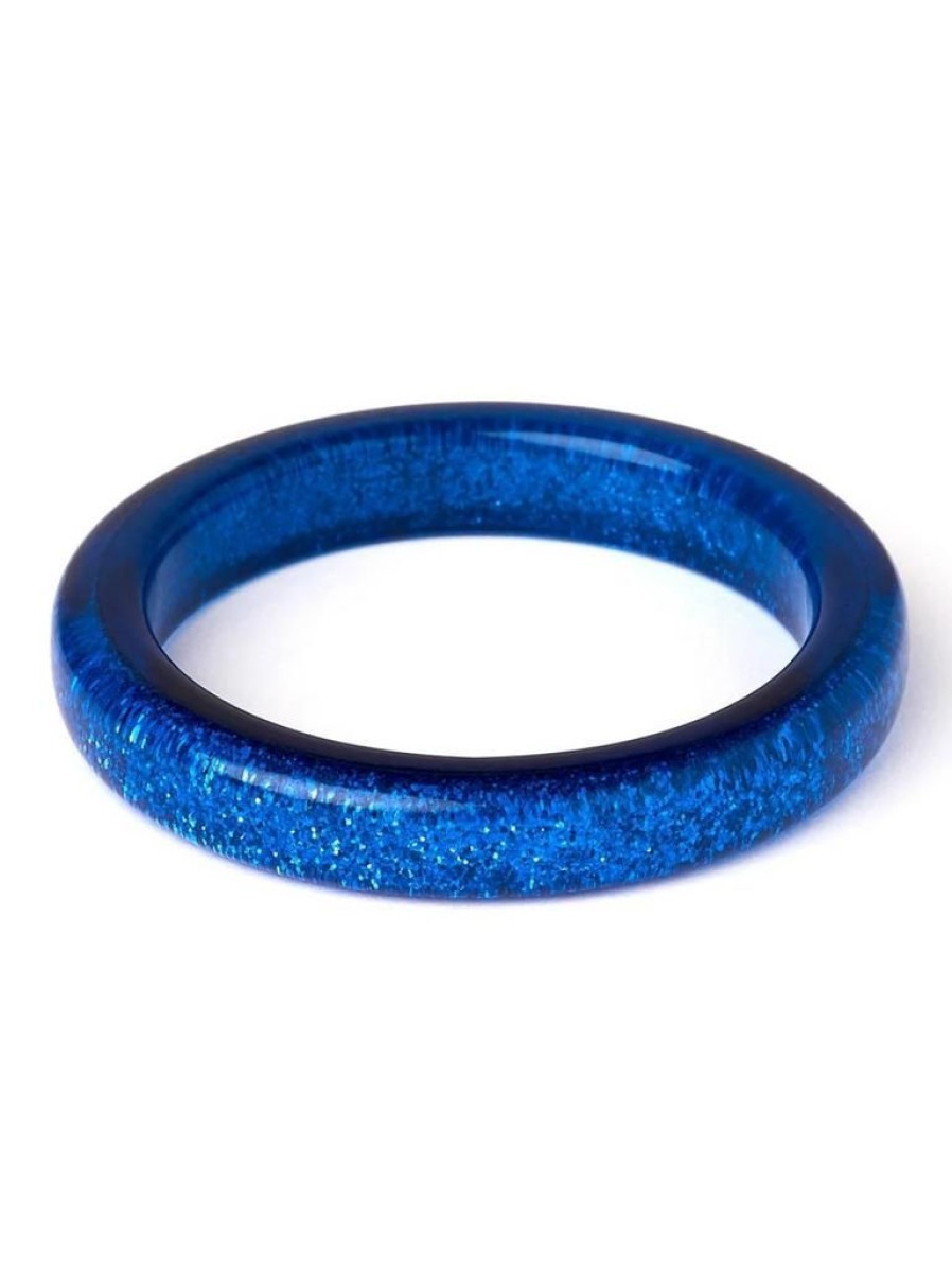 Splendette Blue Glitter Bangle - Duchess | Bangles