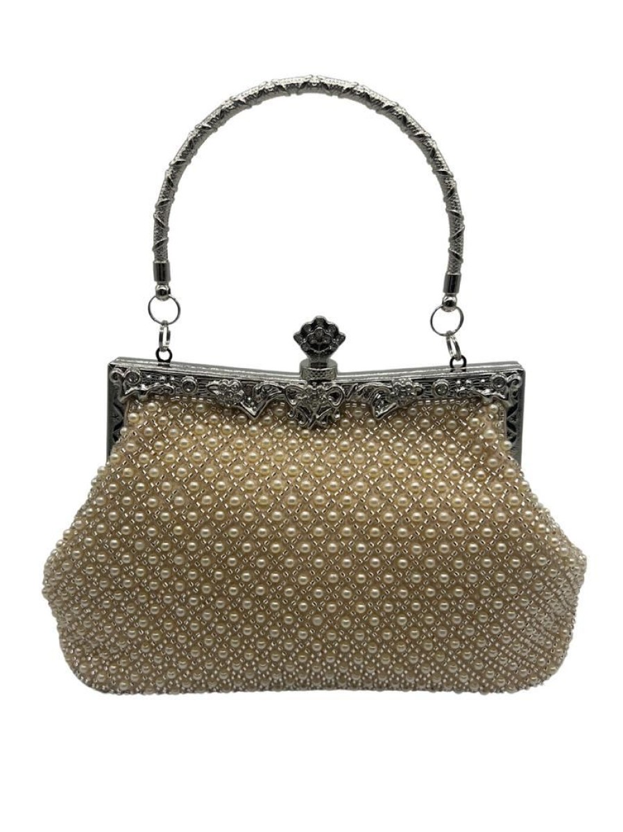 That Shop Lula Evening Bag - Champagne | Bags