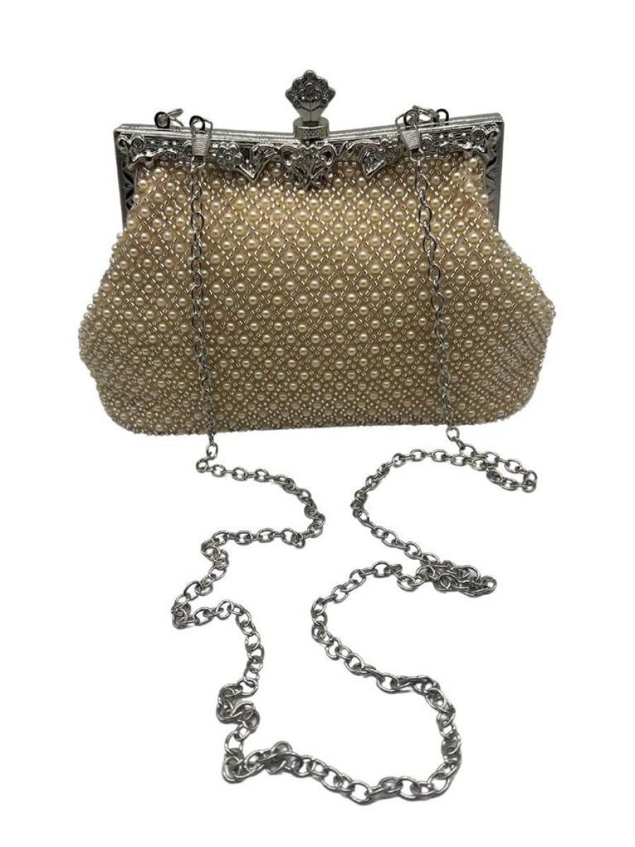 That Shop Lula Evening Bag - Champagne | Bags