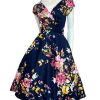 The Pretty Dress Company Hourglass Swing - Navy Seville | Dresses