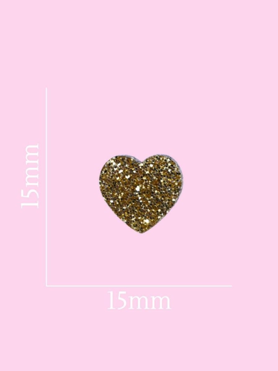 Emmi Helen Co. Sweetheart Studs - Gold Glitter | Earrings