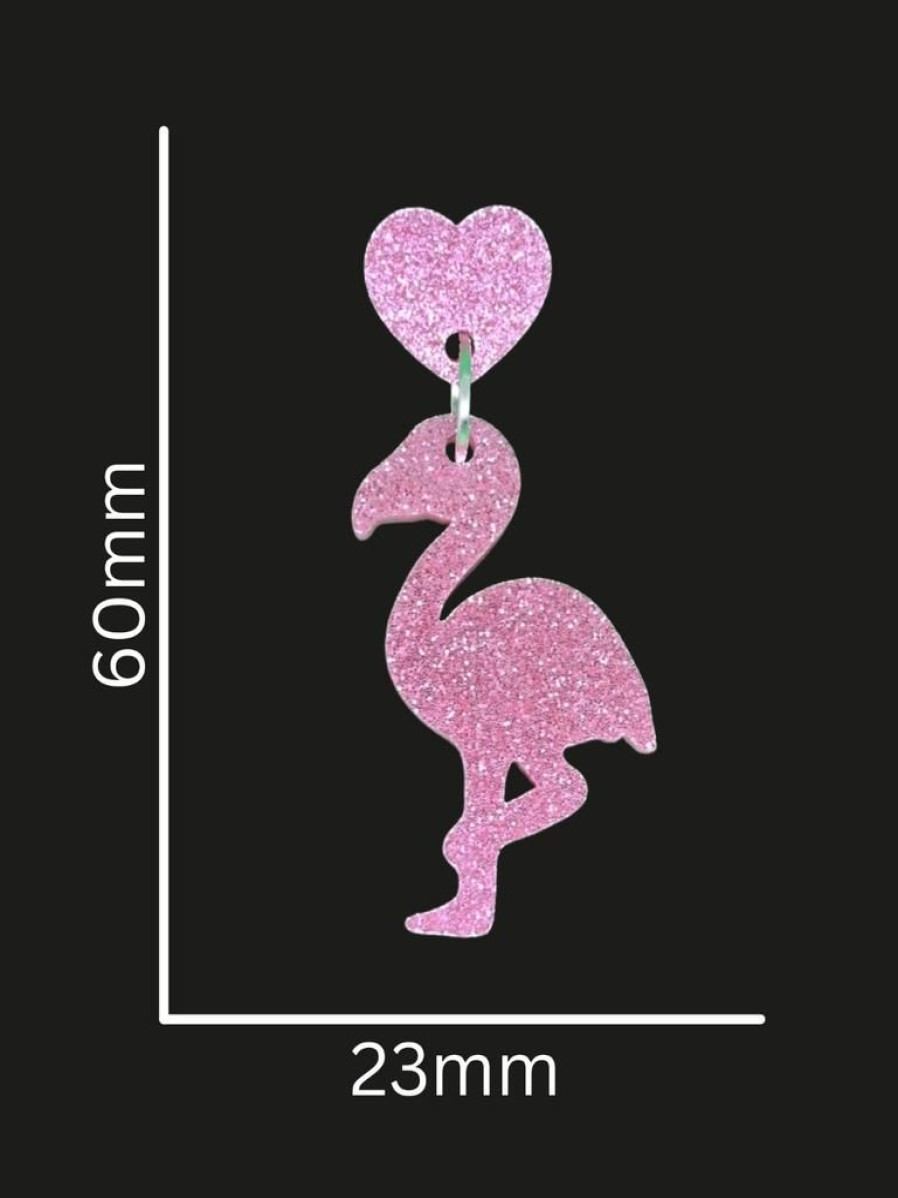 Emmi Helen Co. Flamingo Love Drop Earrings | Jewellery