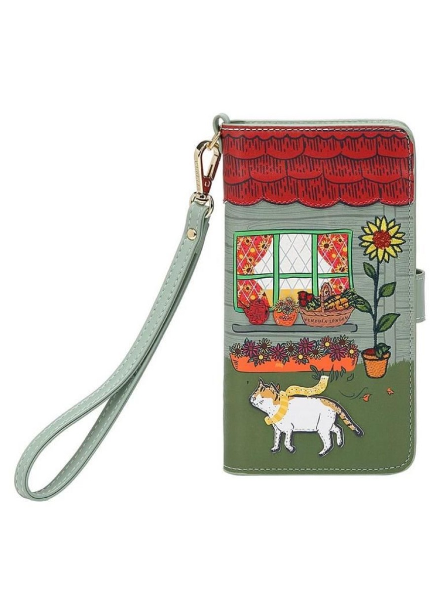 Vendula London Autumn Potting Shed Universal Flip Phone Case | Wallets & Coin Purses