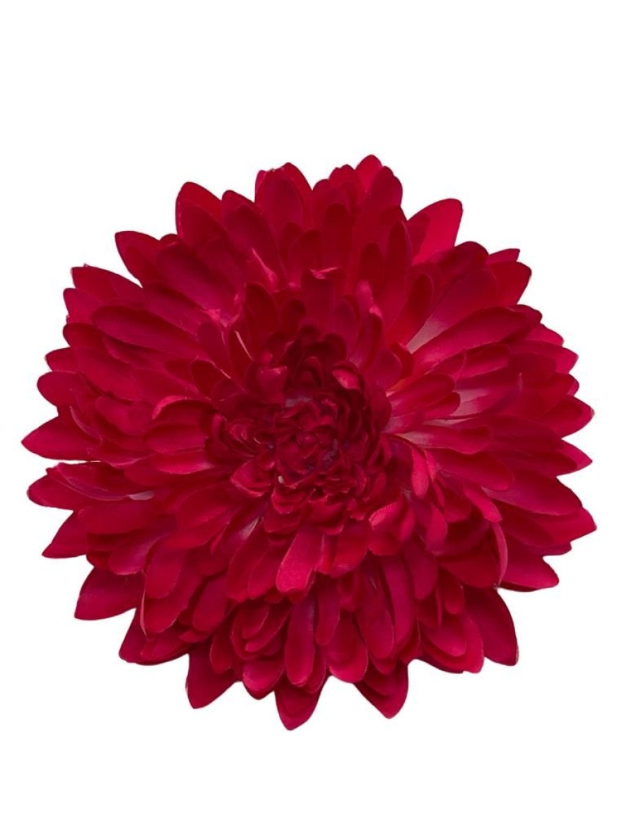 That Shop Large Chrysanthemum Hair Flower - Cerise | Hair Accessories