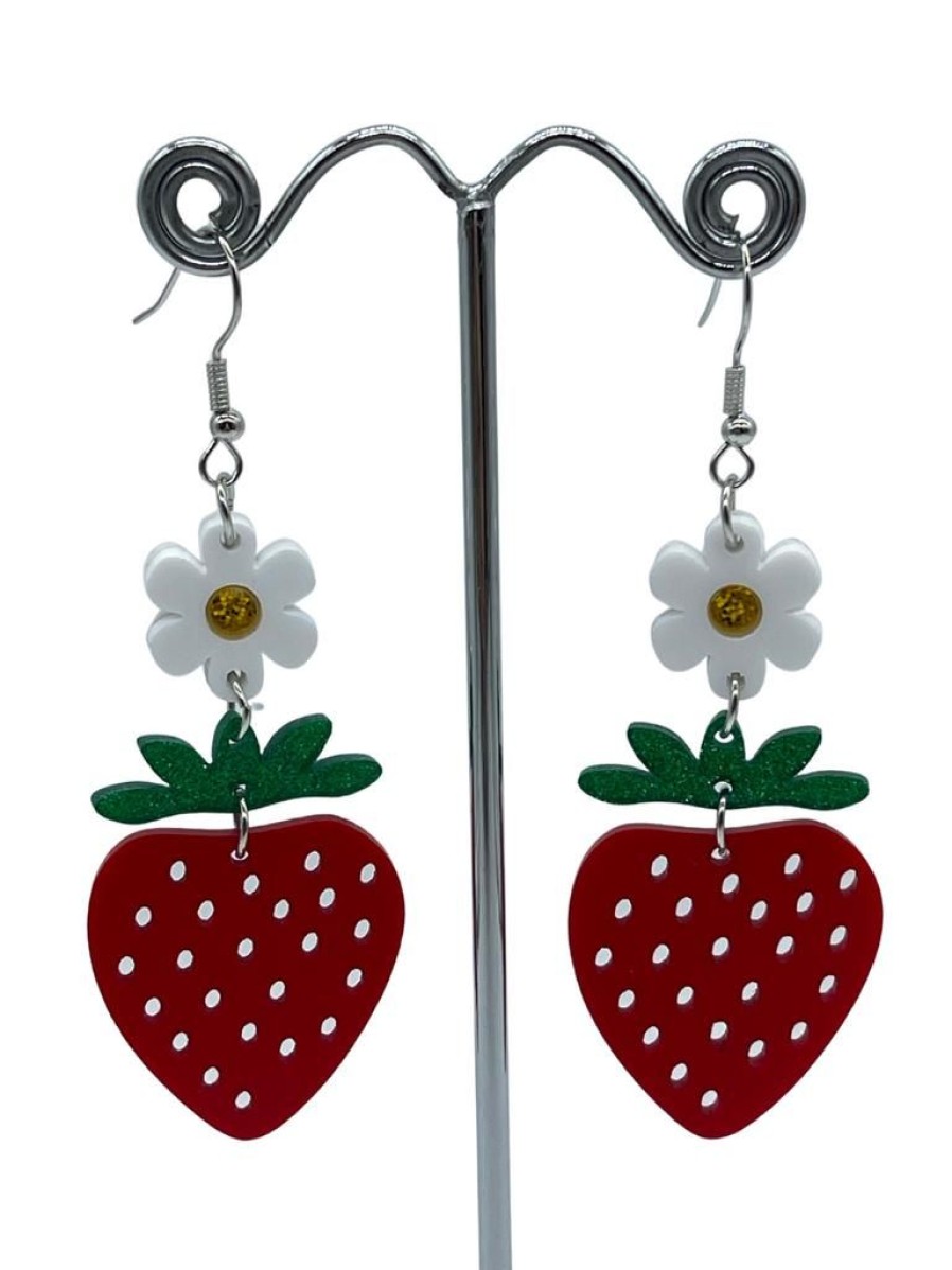 That Shop Strawberry Fields Drop Earrngs | Earrings