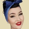 That Shop Nylon Scarf - Midnight & Light Blue Two Tone | Hair Accessories