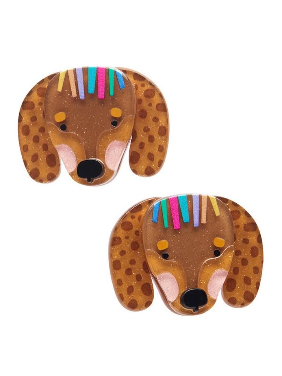 Erstwilder Darcy The Dachshund Hair Clips | Hair Accessories