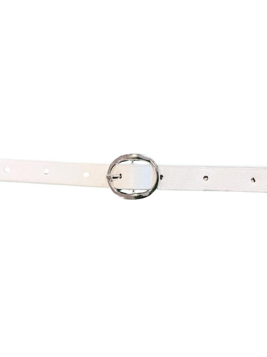 Sunshine Penny Belt - White | Belts