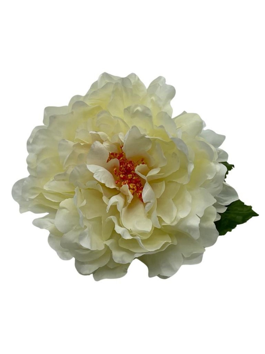 That Shop Large Peony Hair Flower - Ivory | Hair Accessories