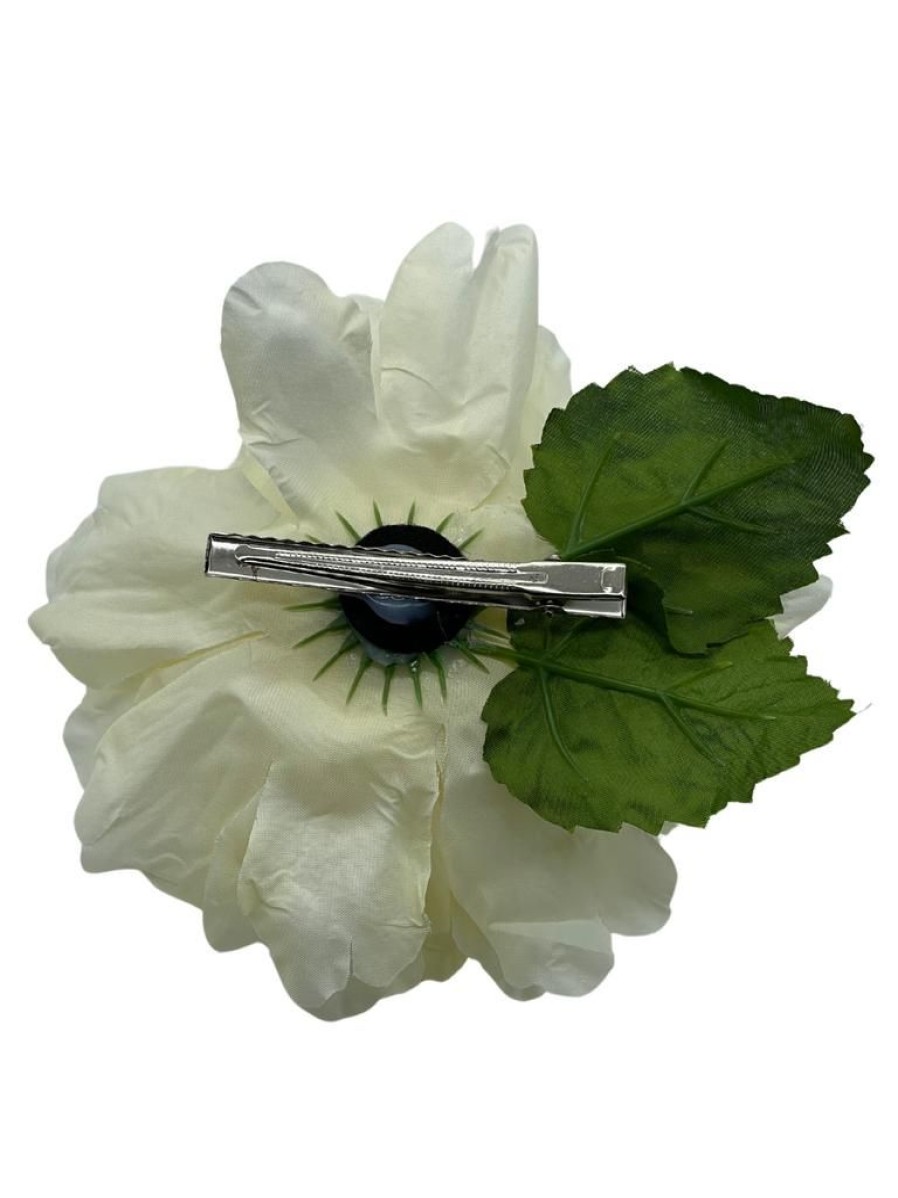 That Shop Large Peony Hair Flower - Ivory | Hair Accessories