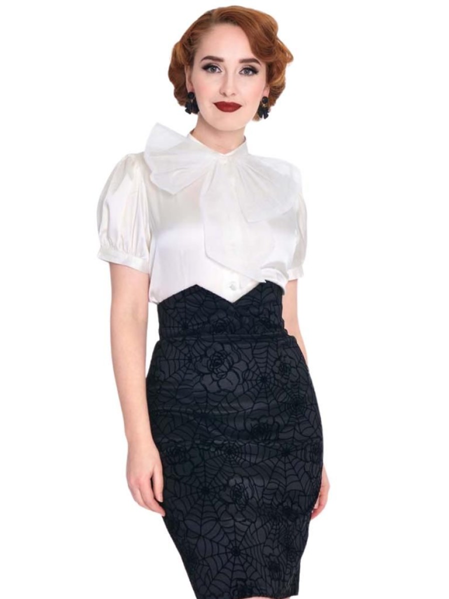 Voodoo Vixen Spider Web Pencil Skirt | Skirts