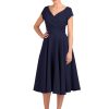 The Pretty Dress Company Hourglass Swing - Navy | Dresses