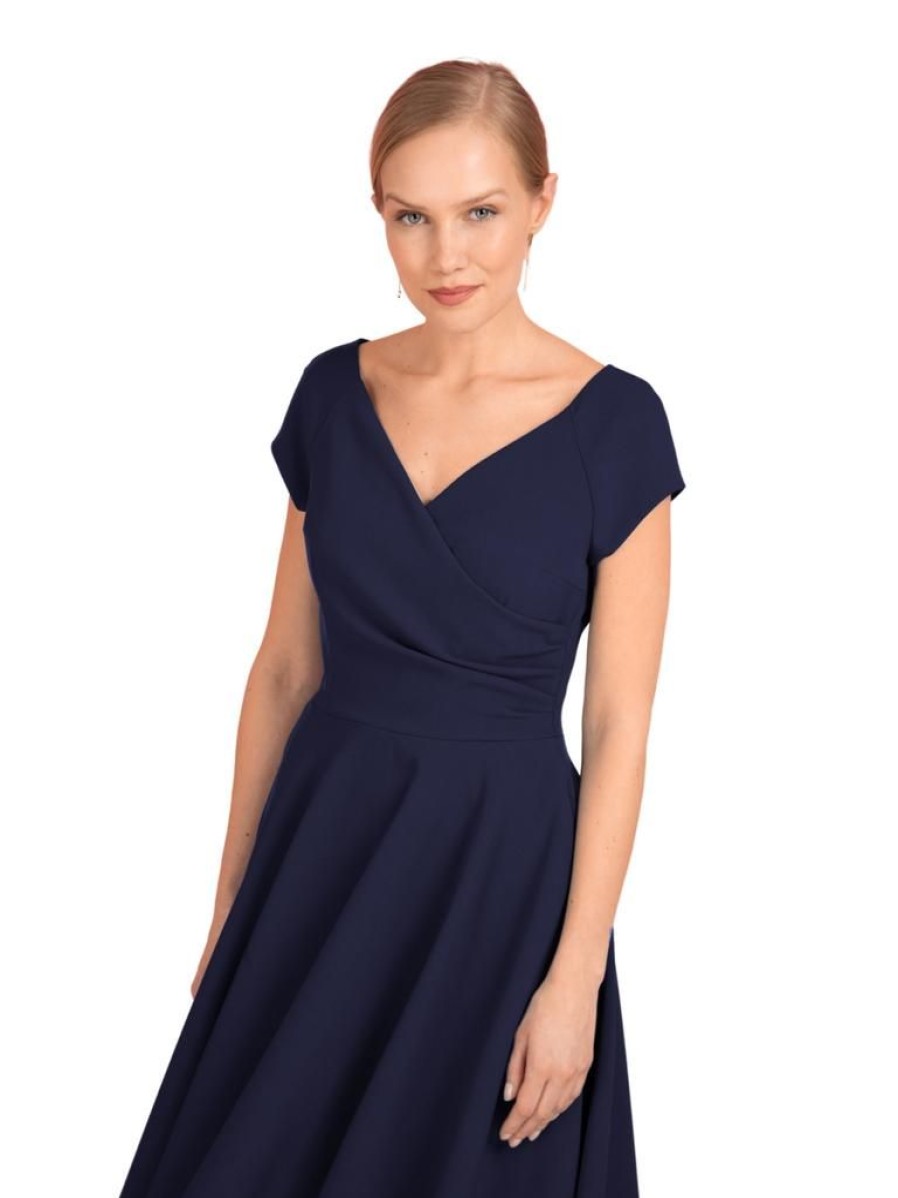 The Pretty Dress Company Hourglass Swing - Navy | Dresses