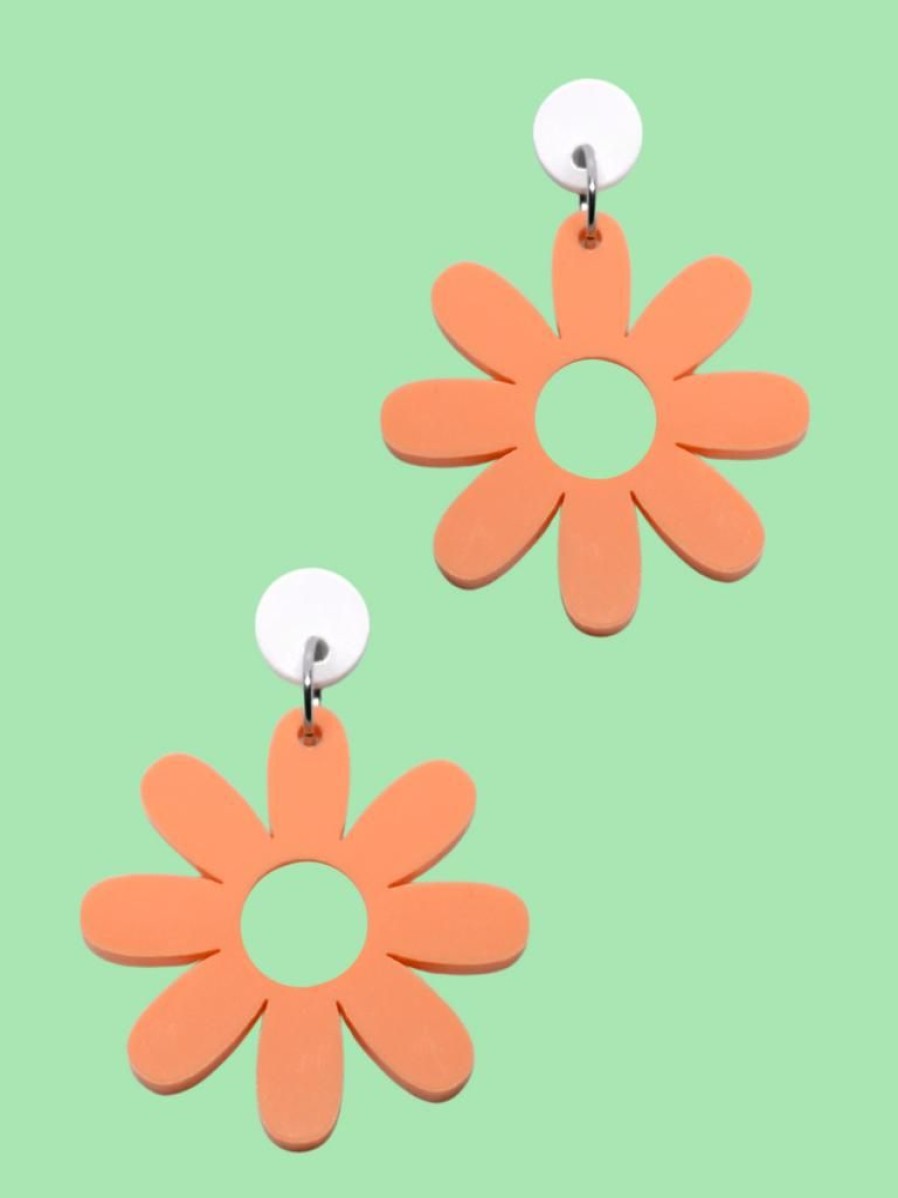 Emmi Helen Co. Daisy Drop Earrings - Sherbet | Earrings