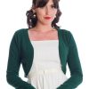 Banned Retro Flickers Bolero - Bottle Green | Cardigans